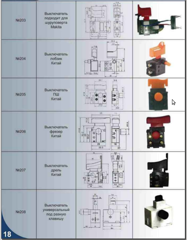 Каталог запасных частей к электроинструменту